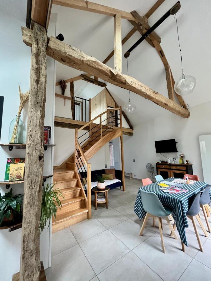 Bed and Breakfast Les Bobos A La Ferme La Madelaine-sous-Montreuil Exterior foto