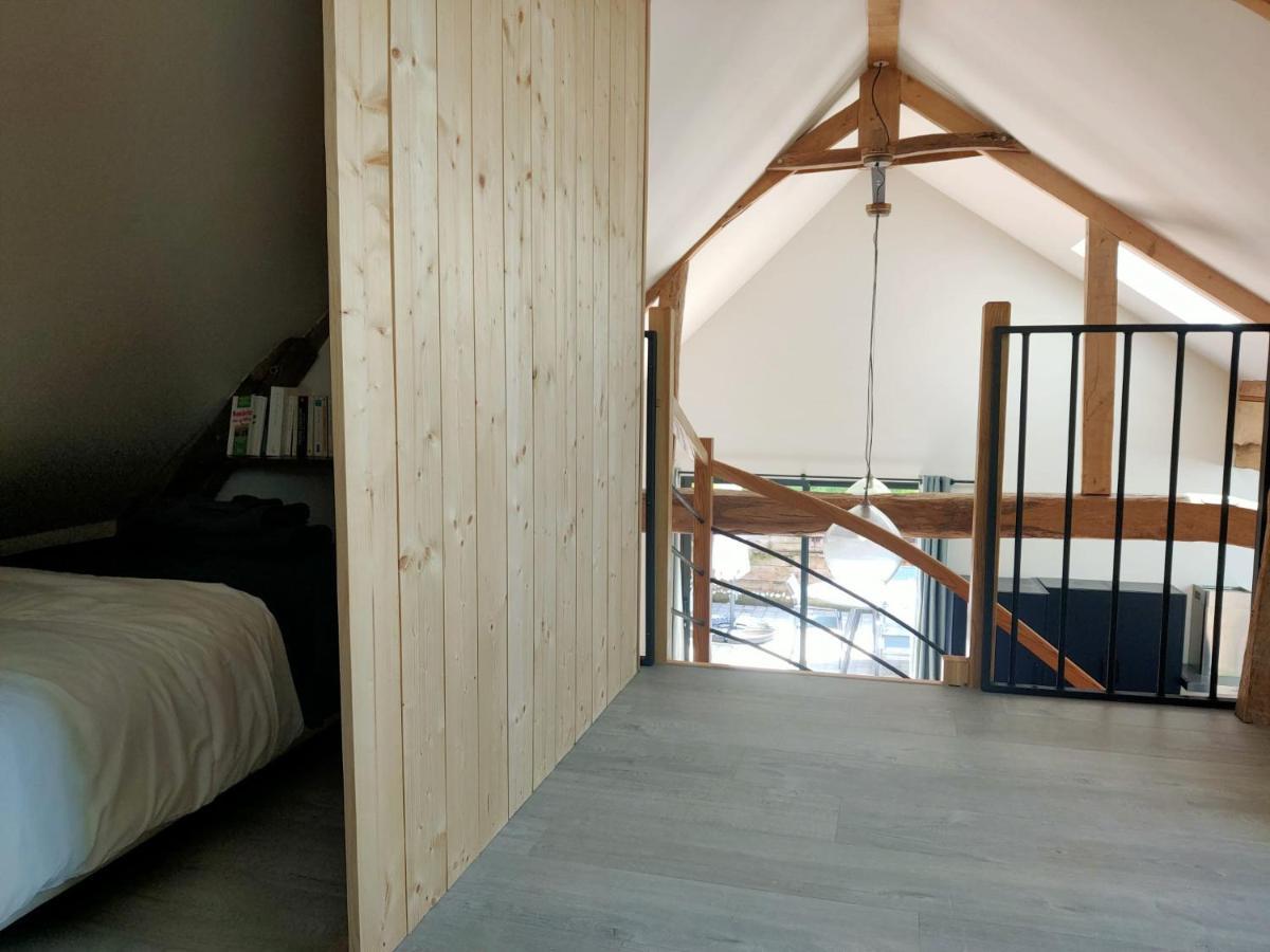 Bed and Breakfast Les Bobos A La Ferme La Madelaine-sous-Montreuil Exterior foto