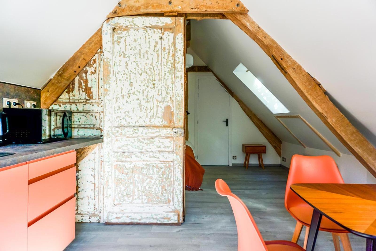 Bed and Breakfast Les Bobos A La Ferme La Madelaine-sous-Montreuil Exterior foto